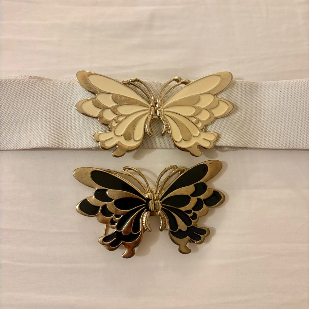 Vintage Butterfly Buckle Belt
